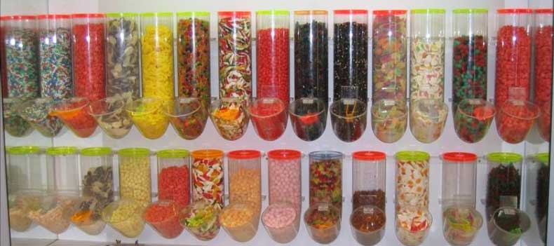 Distributeur à bonbons rond petit modele - Promociel