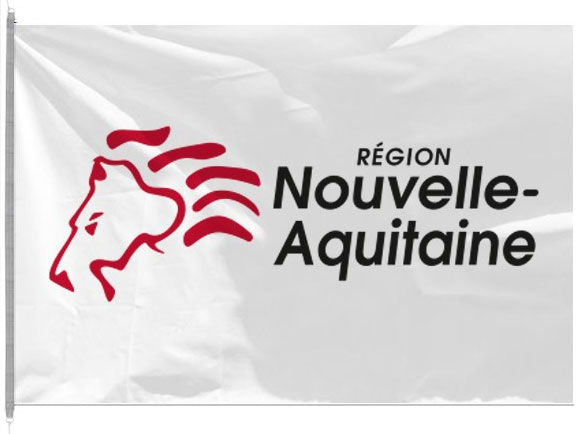 Drapeau région Nouvelle Aquitaine 200 x 300 cm