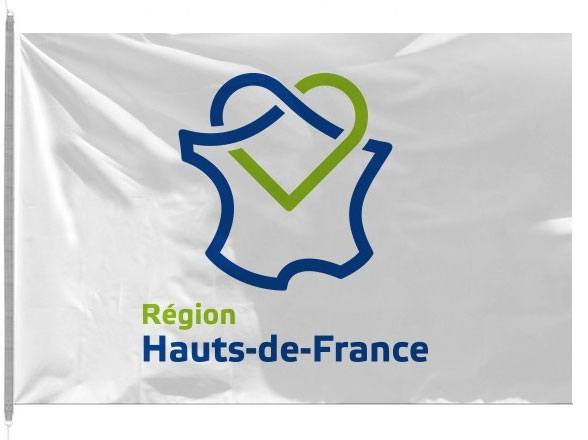 Drapeau région nord pas de calais 200 x 300 cm - Promociel