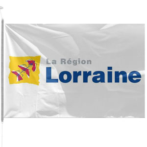 Drapeau région lorraine 100 x 150 cm - Promociel