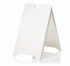 Chevalet pvc blanc fx50 - Promociel