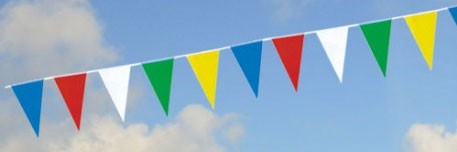 Guirlande polyéthylène multicolores - Promociel