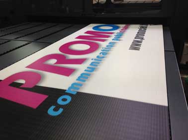 Polypropylène alvéolaire 40 x 60 cm personnalisé recto seul les 3 ex - Promociel