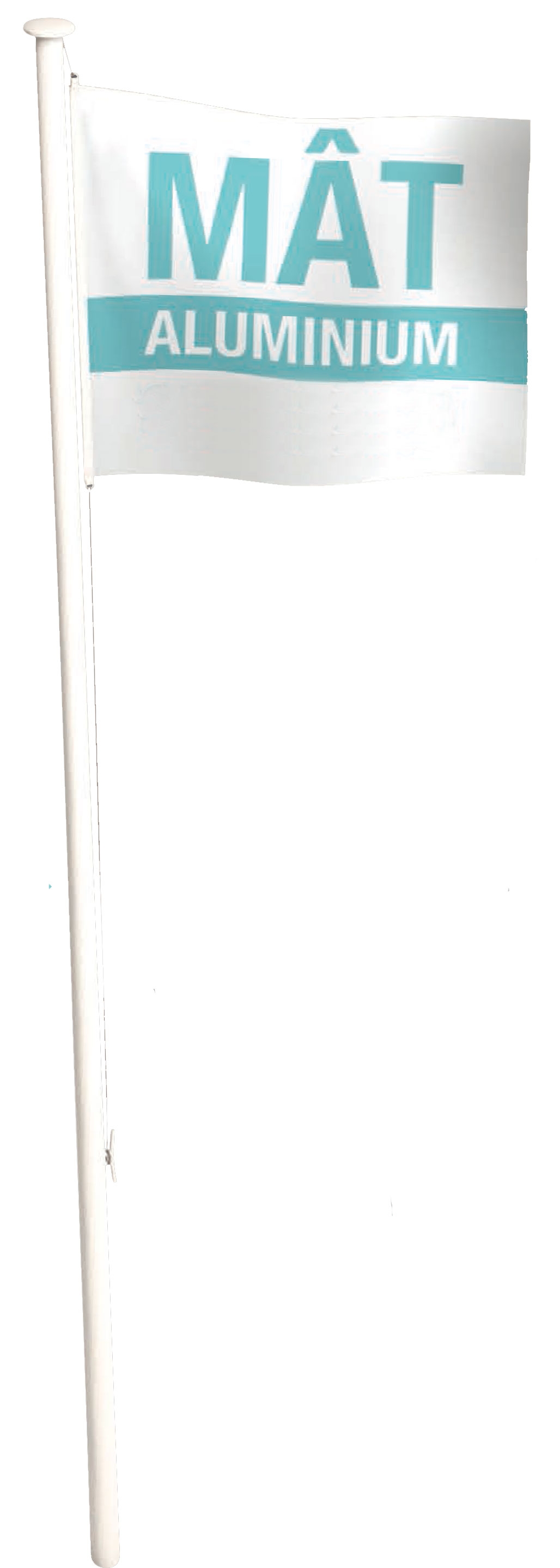 Mât en aluminium 08 m - Promociel