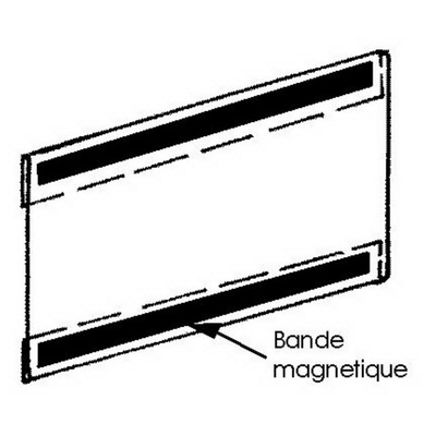 Porte visuel a5 horizontal magnétique - Promociel