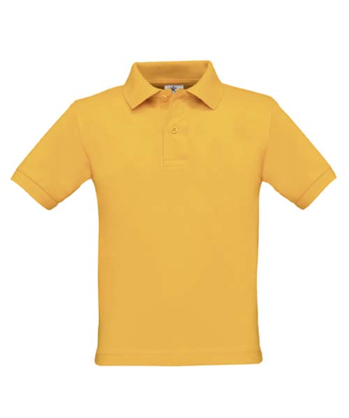 Polo safran kids jaune - Promociel