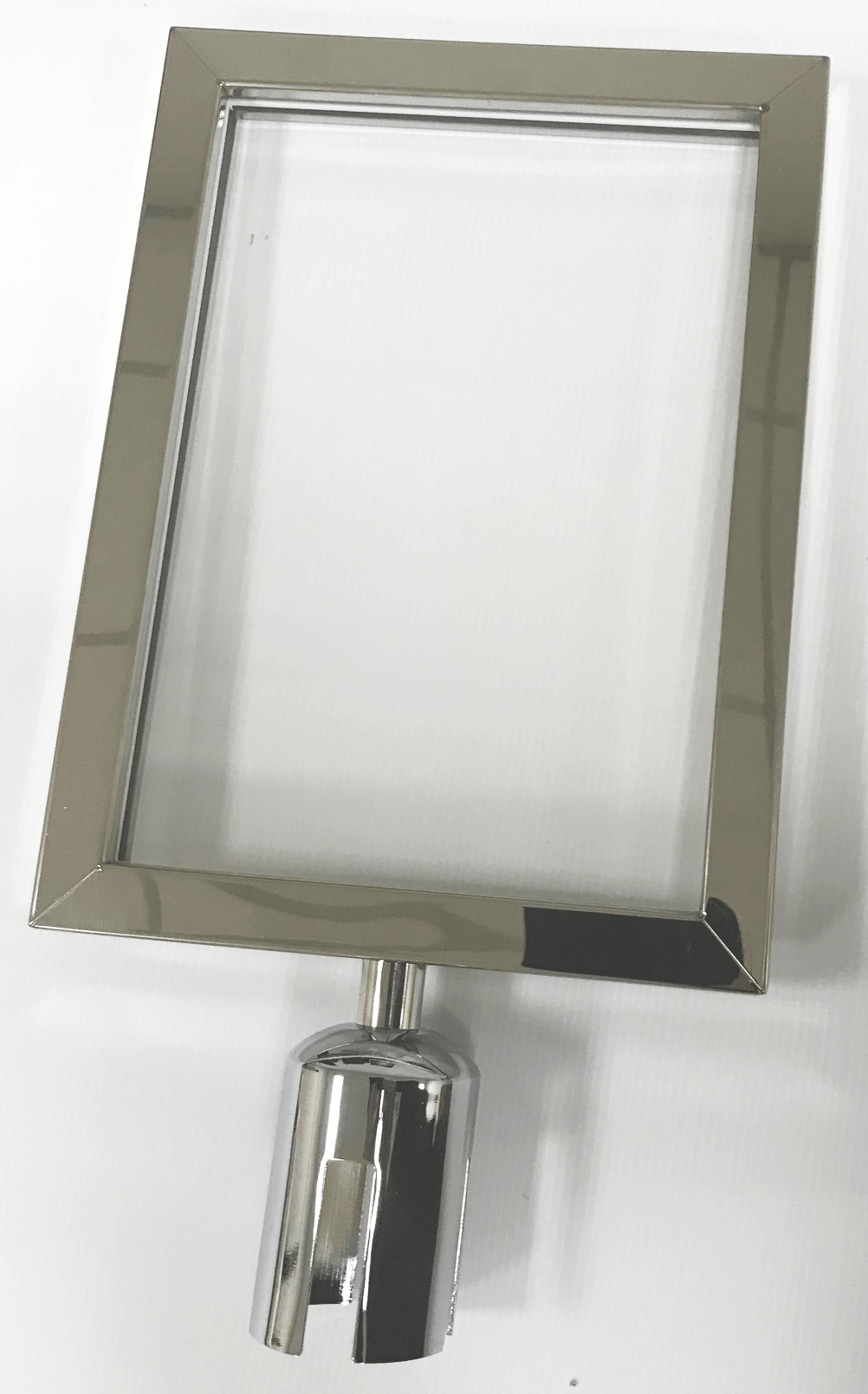 Porte affiche a4 vertical pour poteau de balisage - Promociel