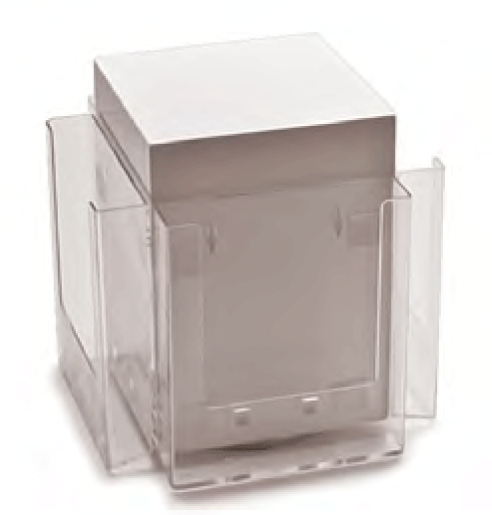 Présentoir rotatif de comptoir a5 4 compartiments - Promociel