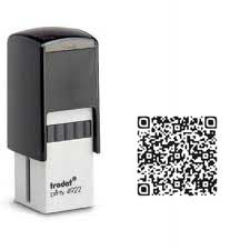 Tampon encreur carré printy 4922 personnalisé flash code / qr code internet - Promociel