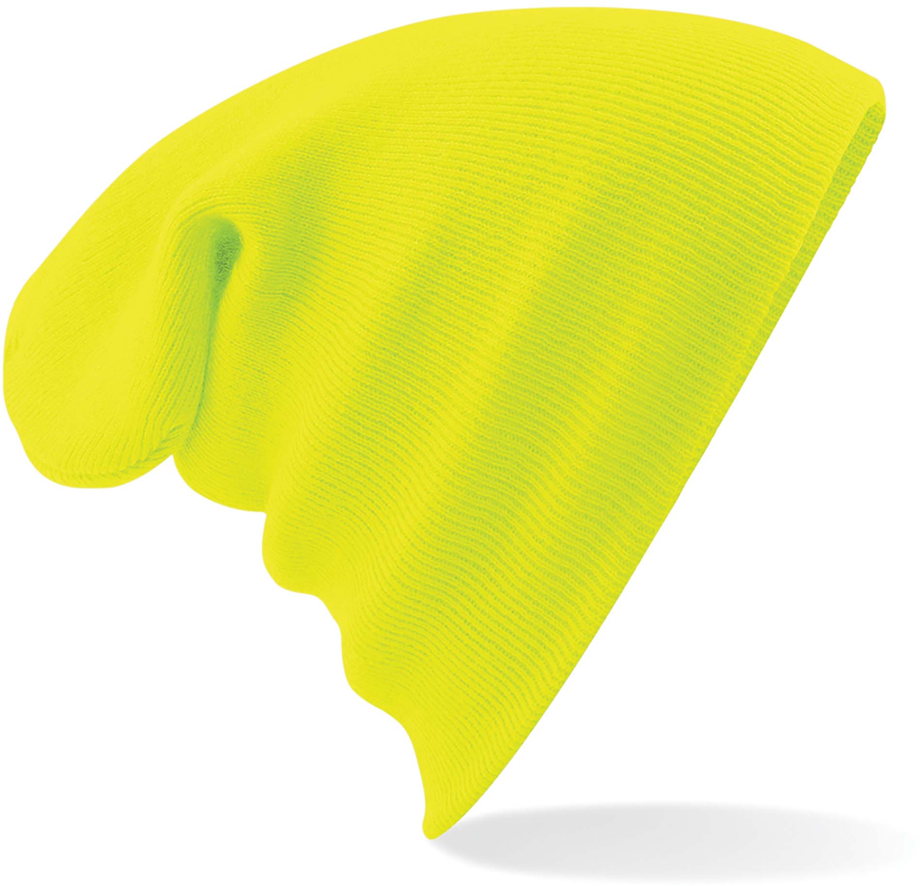 Bonnet original à revers b45 - fluorescent yellow-one size - Promociel
