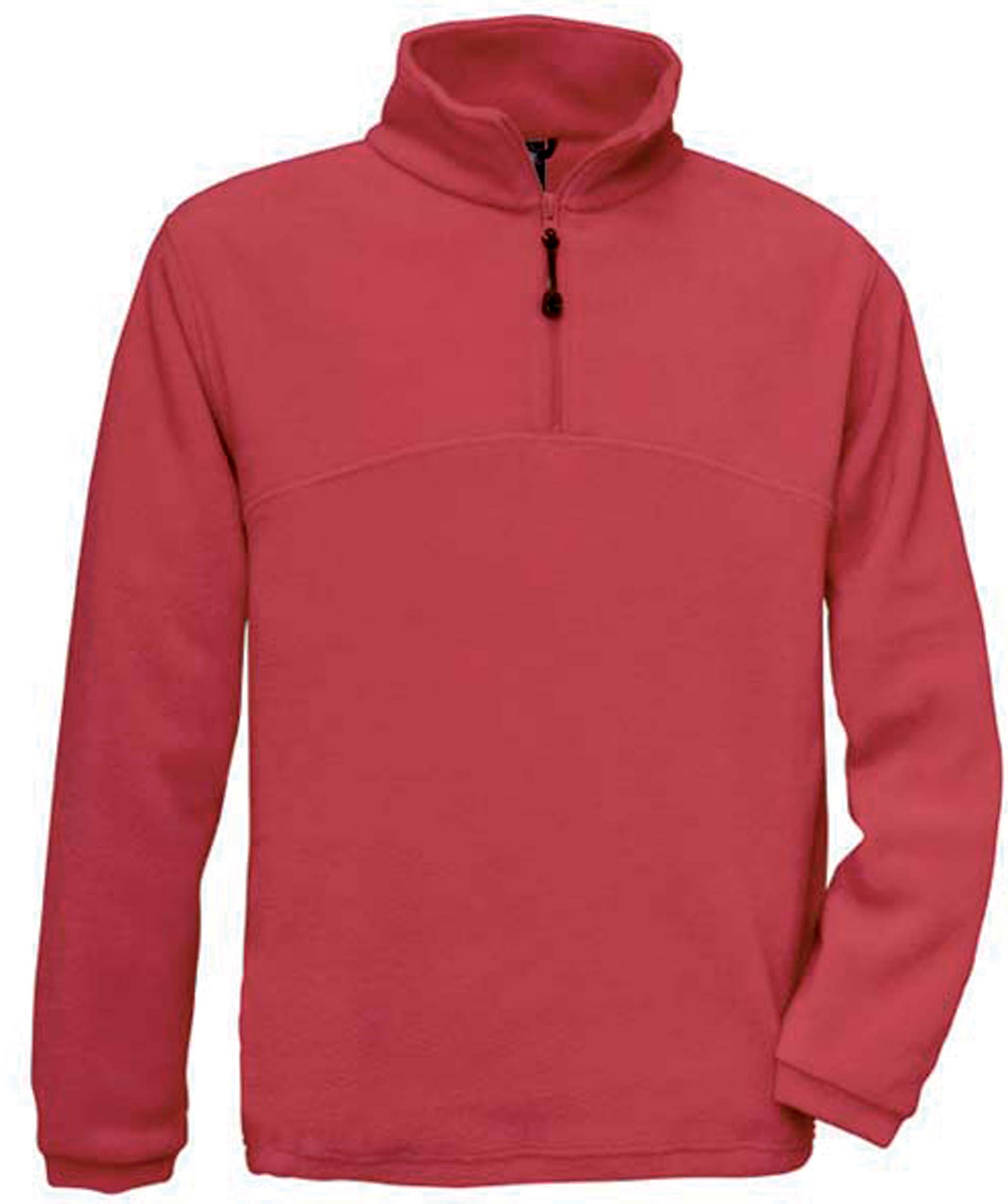 Polaire col zippé highlander+ fu704 - red - l - Promociel