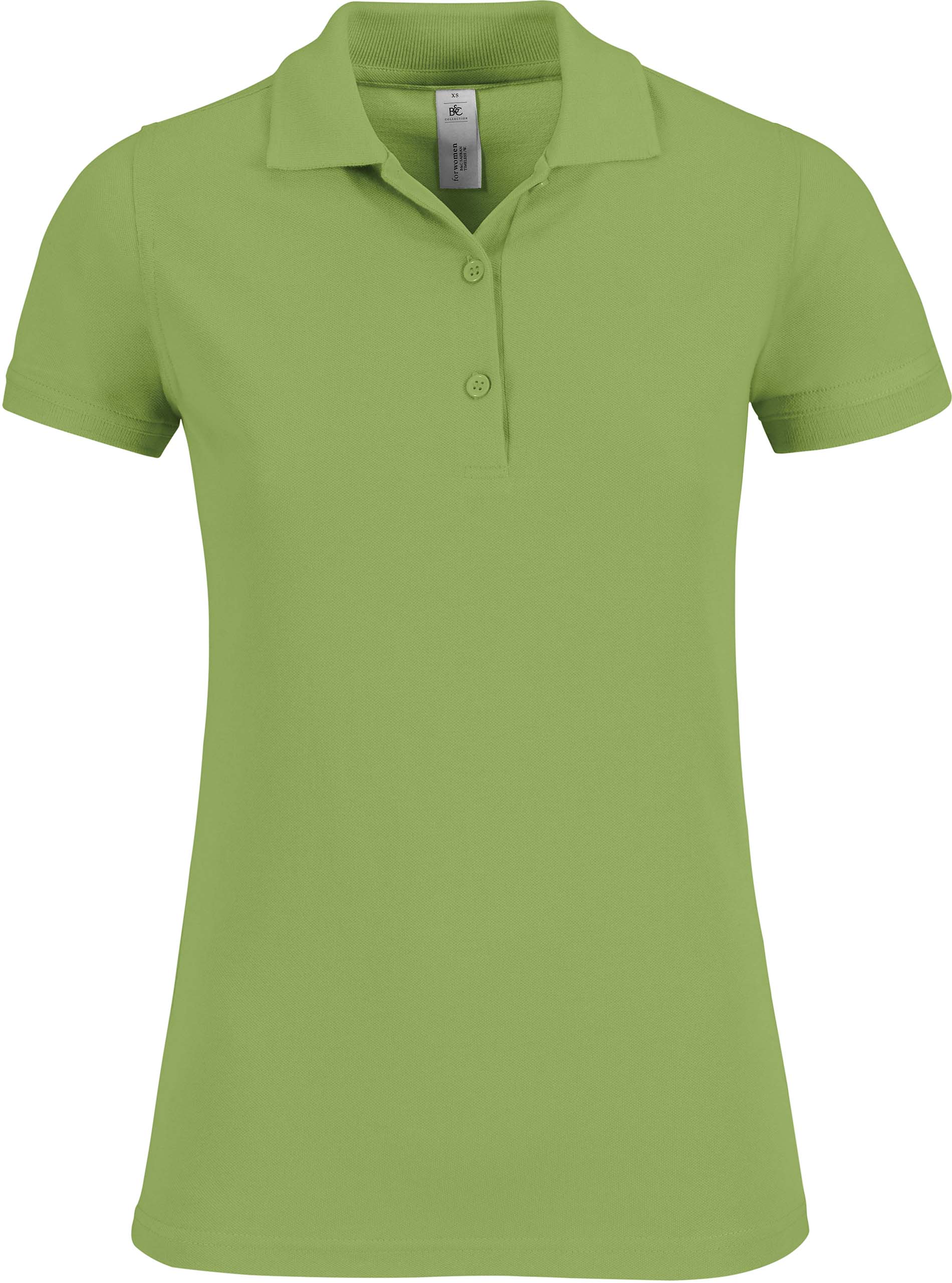 Polo femme safran timeless b&c pw457 - pistachio - xxl - Promociel