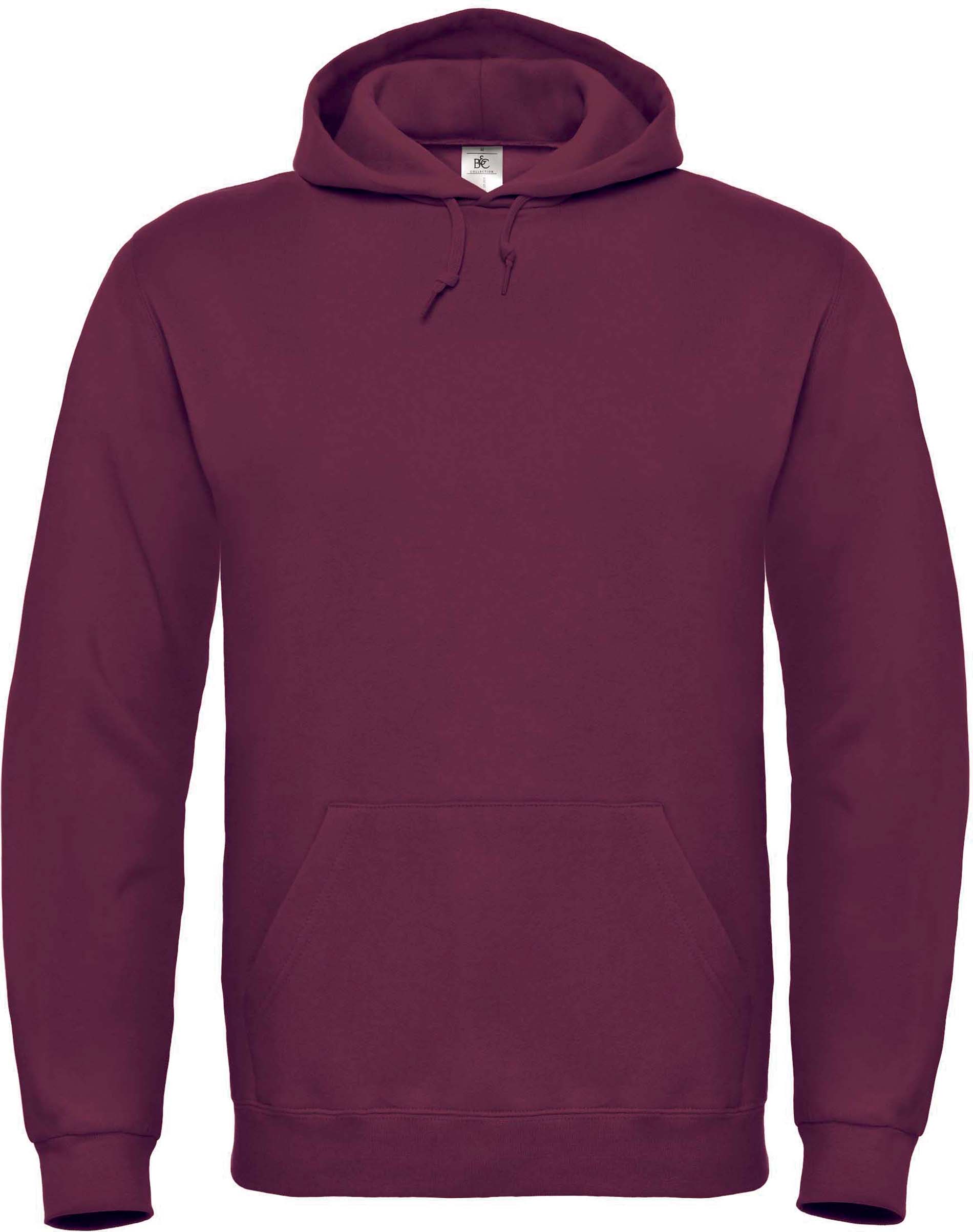 Sweat-shirt rich hooded id.003 wui21 - wine - Promociel