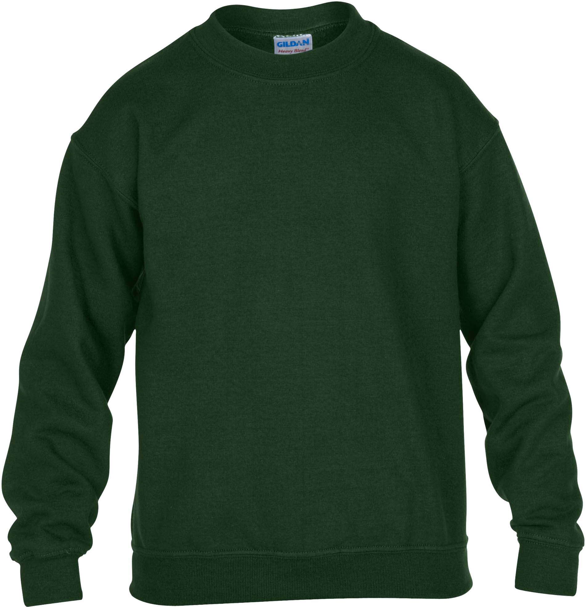 Sweat-shirt enfant col rond heavy blend 18000b - forest green - Promociel