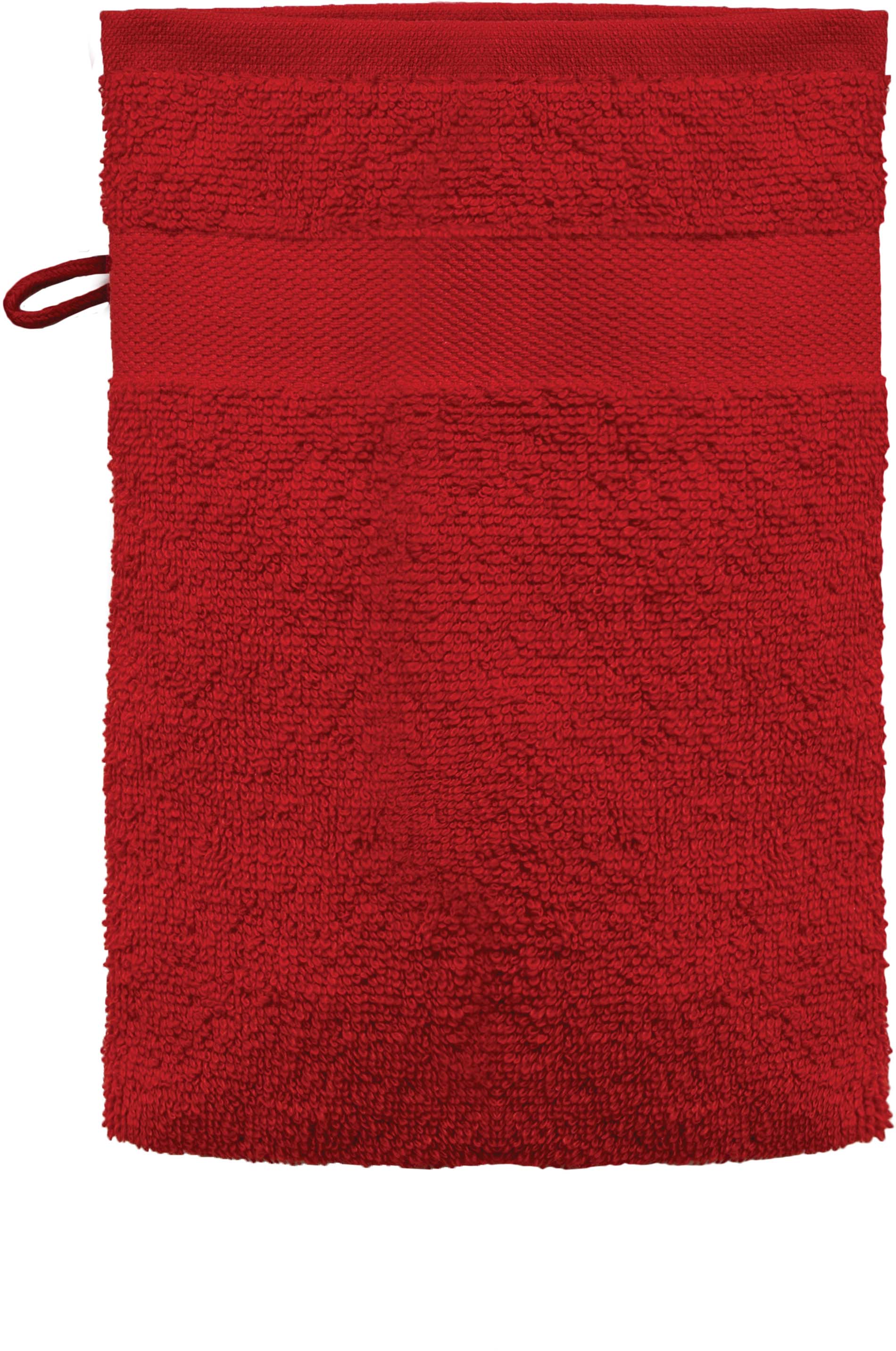 Gant de toilette k107 - red-one size - Promociel