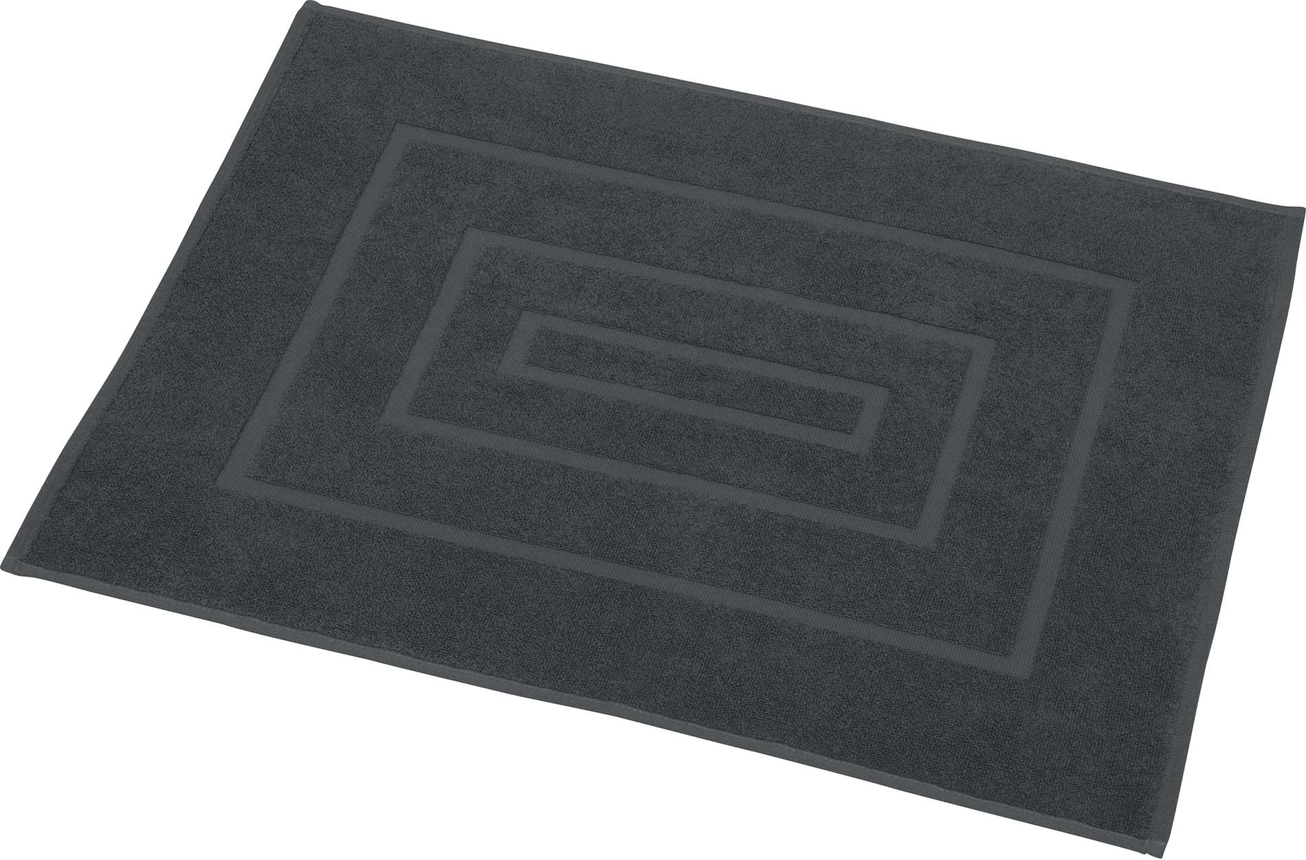 Tapis de bain éponge k127 - dark grey-one size - Promociel