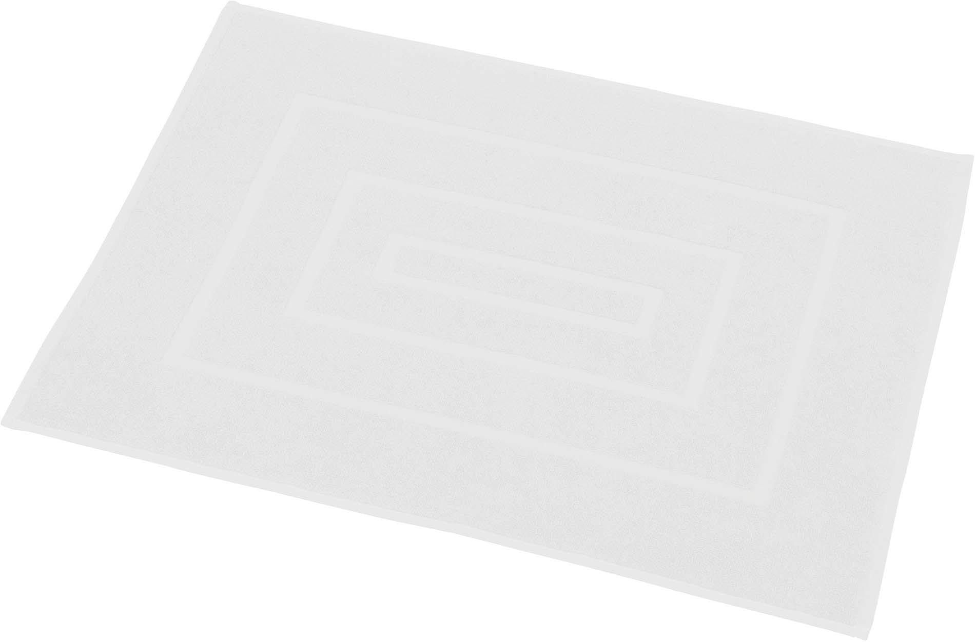 Tapis de bain éponge k127 - white-one size - Promociel