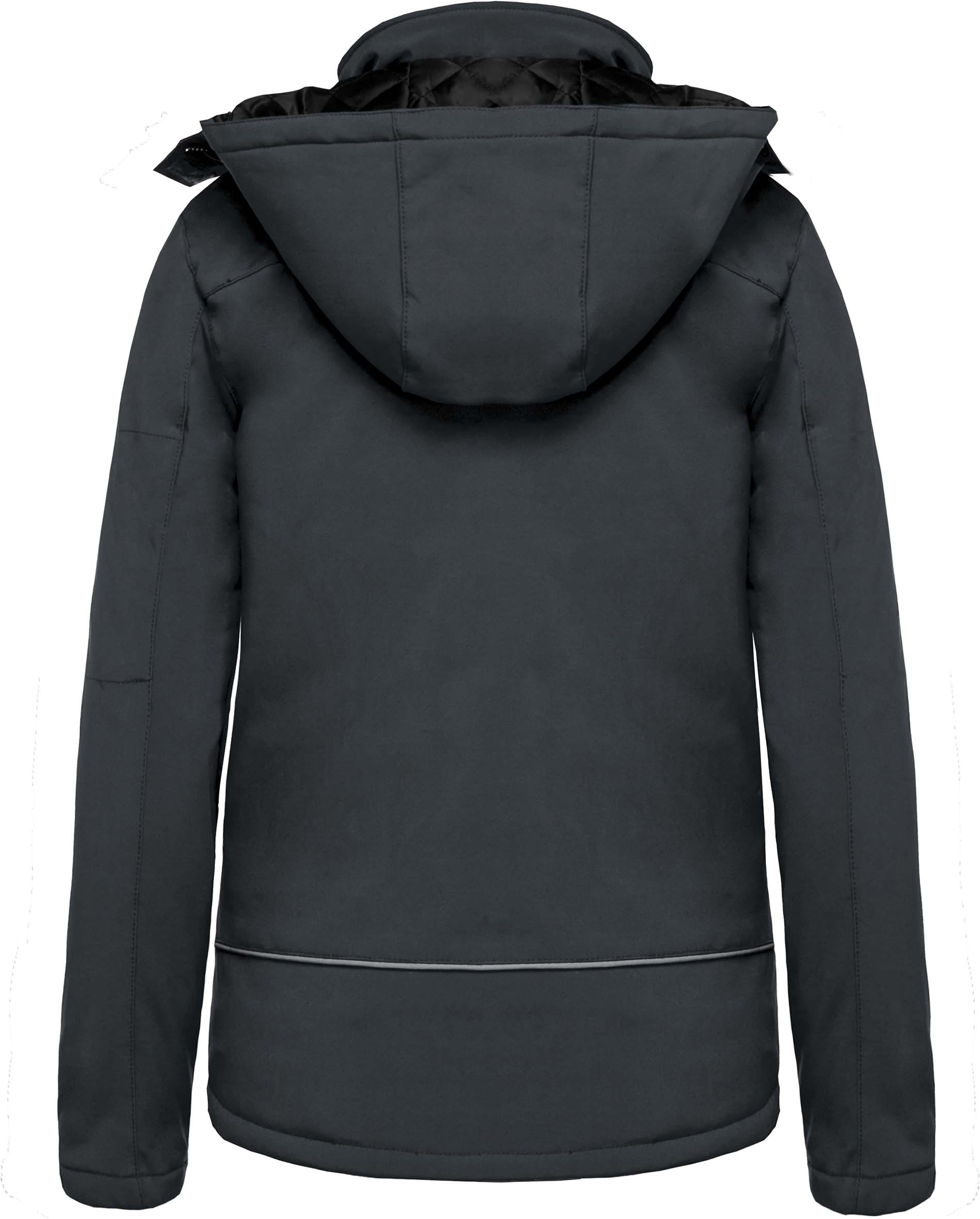 Parka femme softshell doublée capuche k651 - titanium - Promociel
