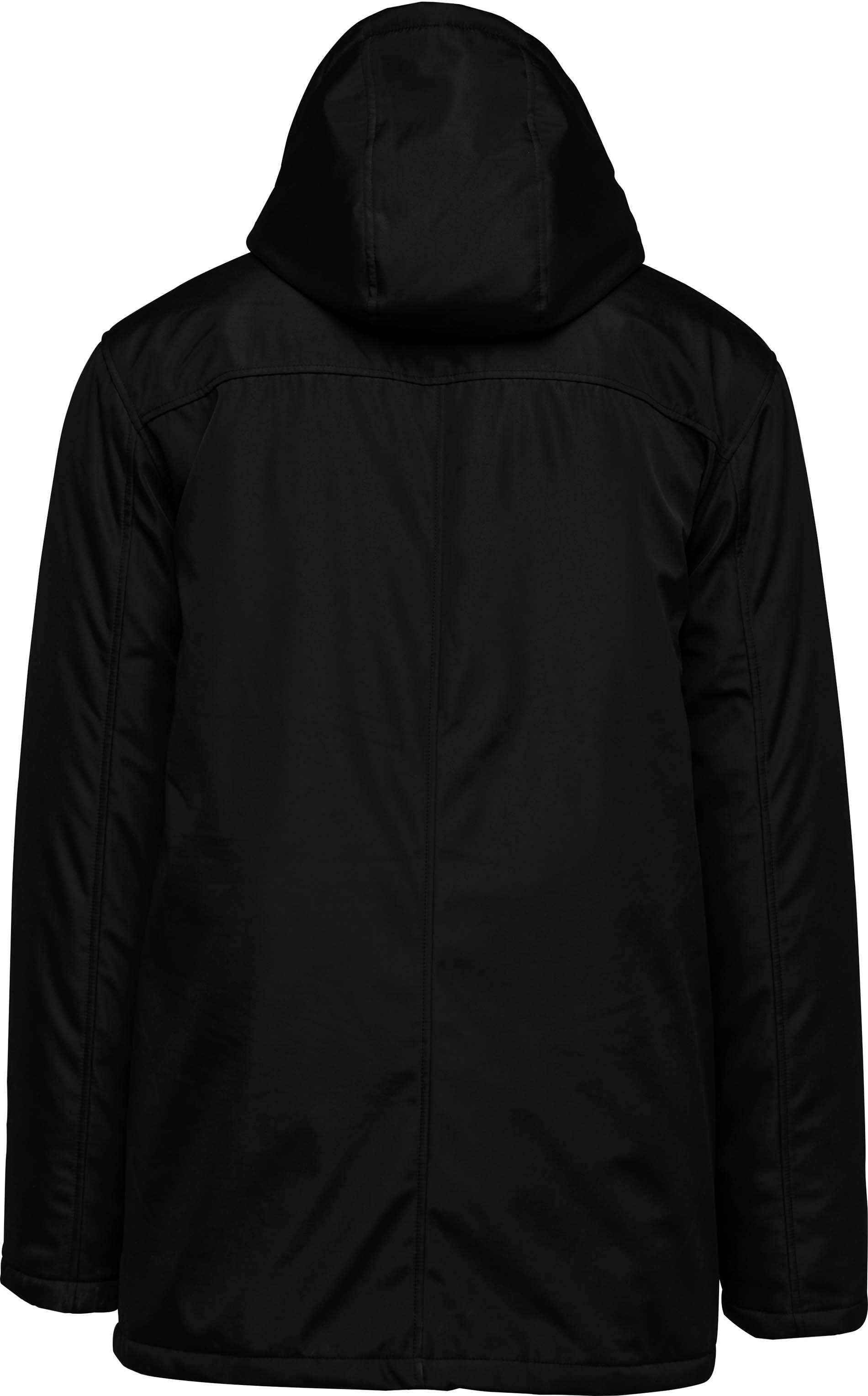 Parka avec capuche amovible k656 - black - Promociel