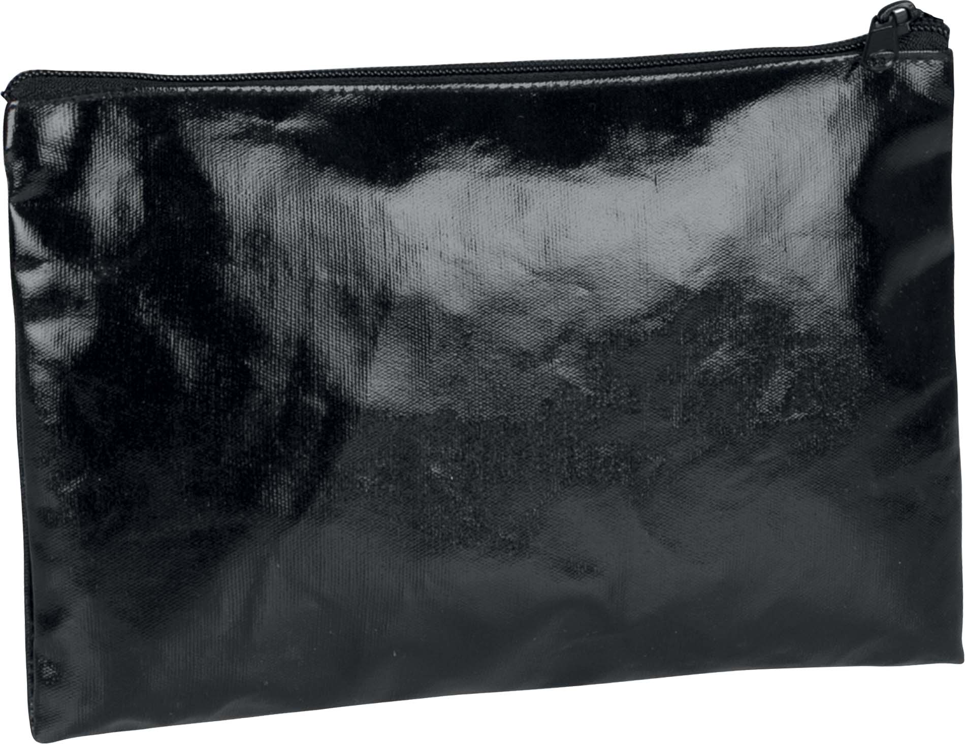 Pochette / étui en coton enduit personnalisable ki0714 - black - Promociel