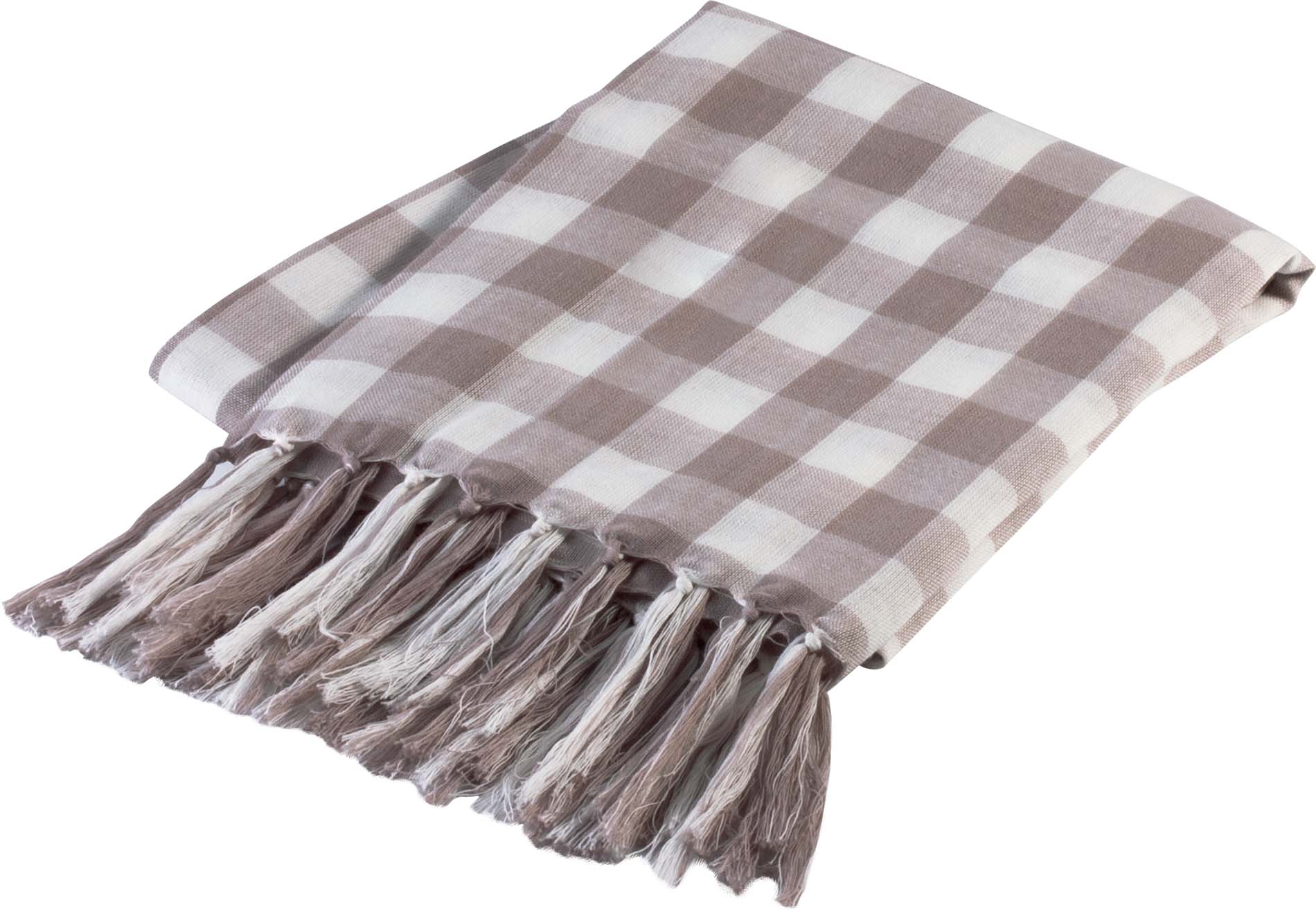Étole avec franges kp415 - natural / beige - Promociel