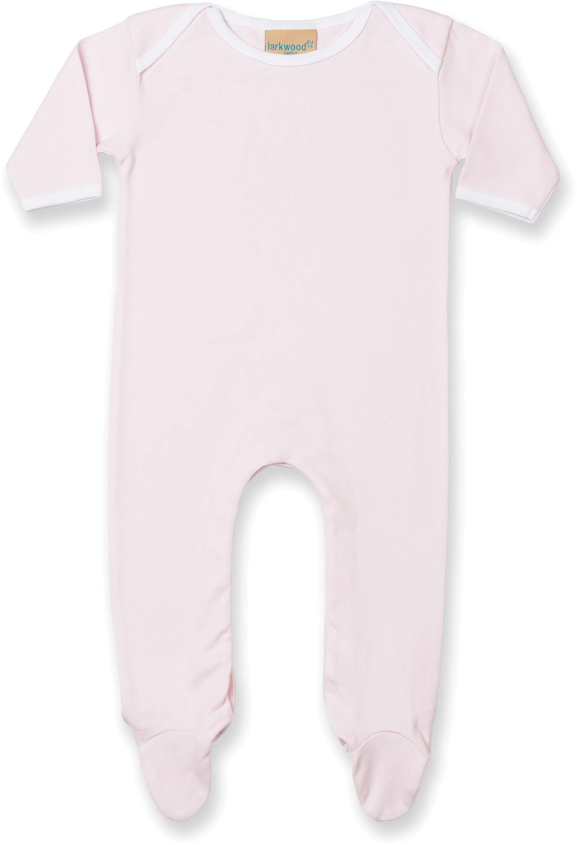 Pyjama bébé lw053 - pale pink / white - Promociel