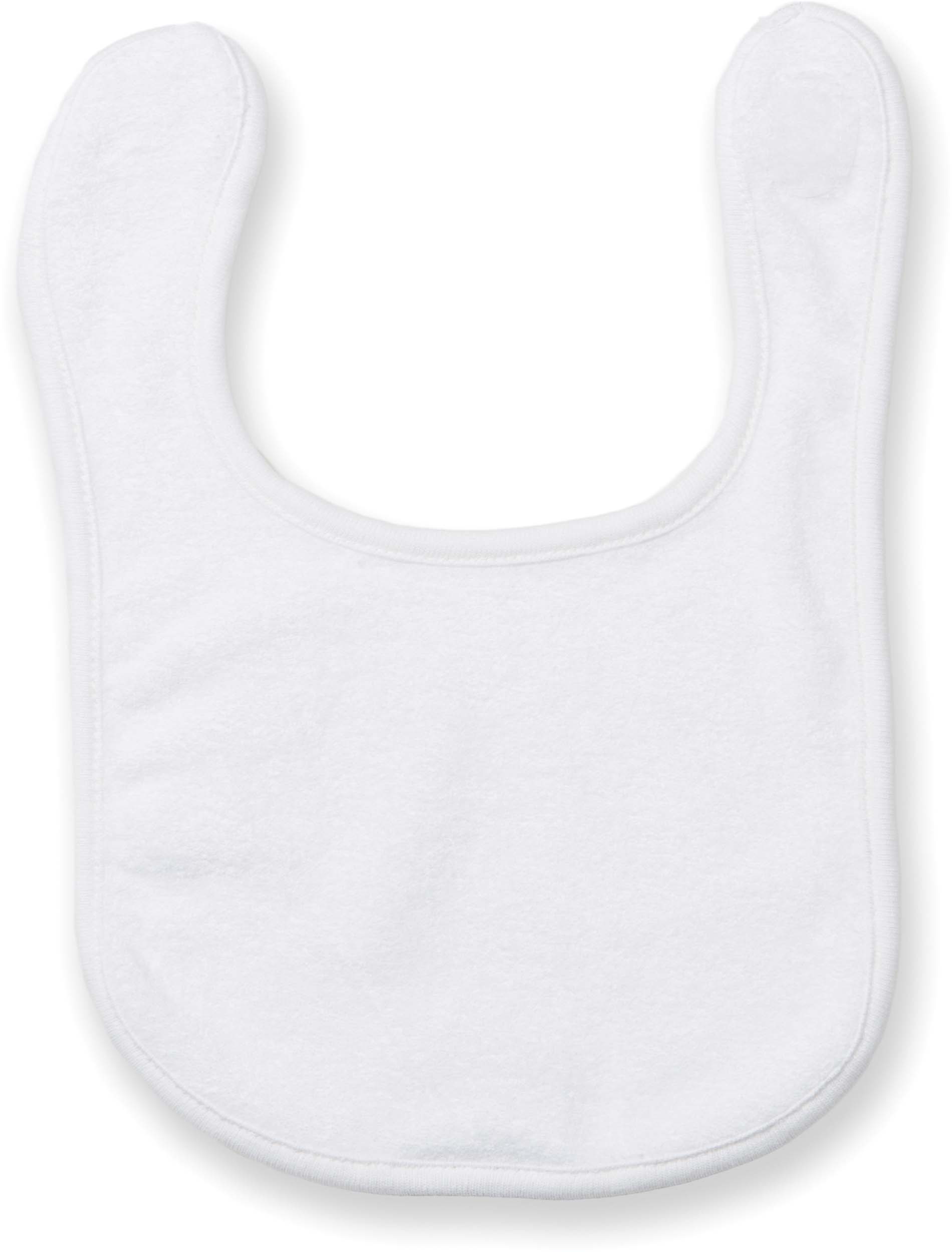 Bavoir éponge lw22t - white - Promociel