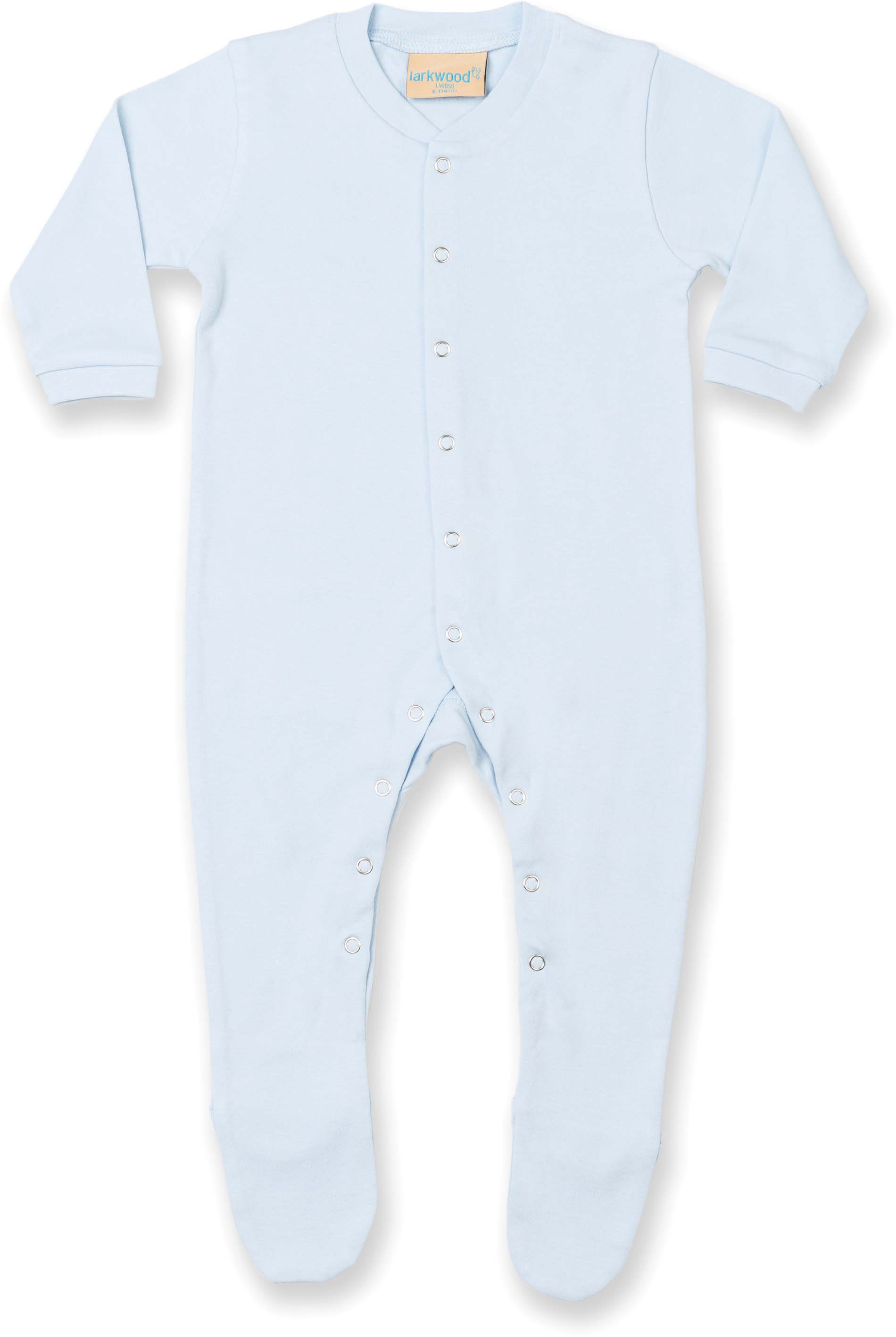 Pyjama bébé à boutons pression lw50t - pale blue - Promociel
