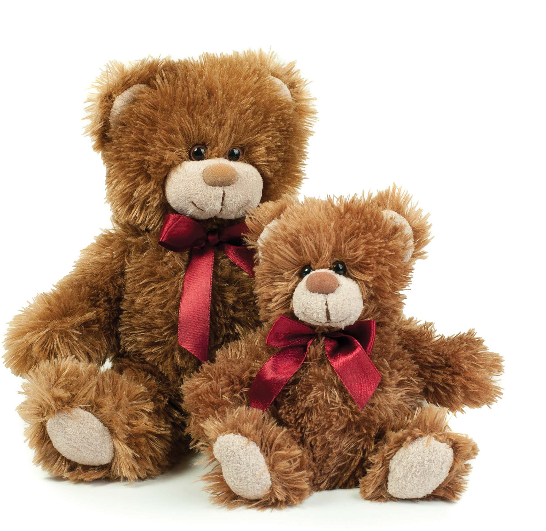 Peluche ours monty - mid brown - Promociel