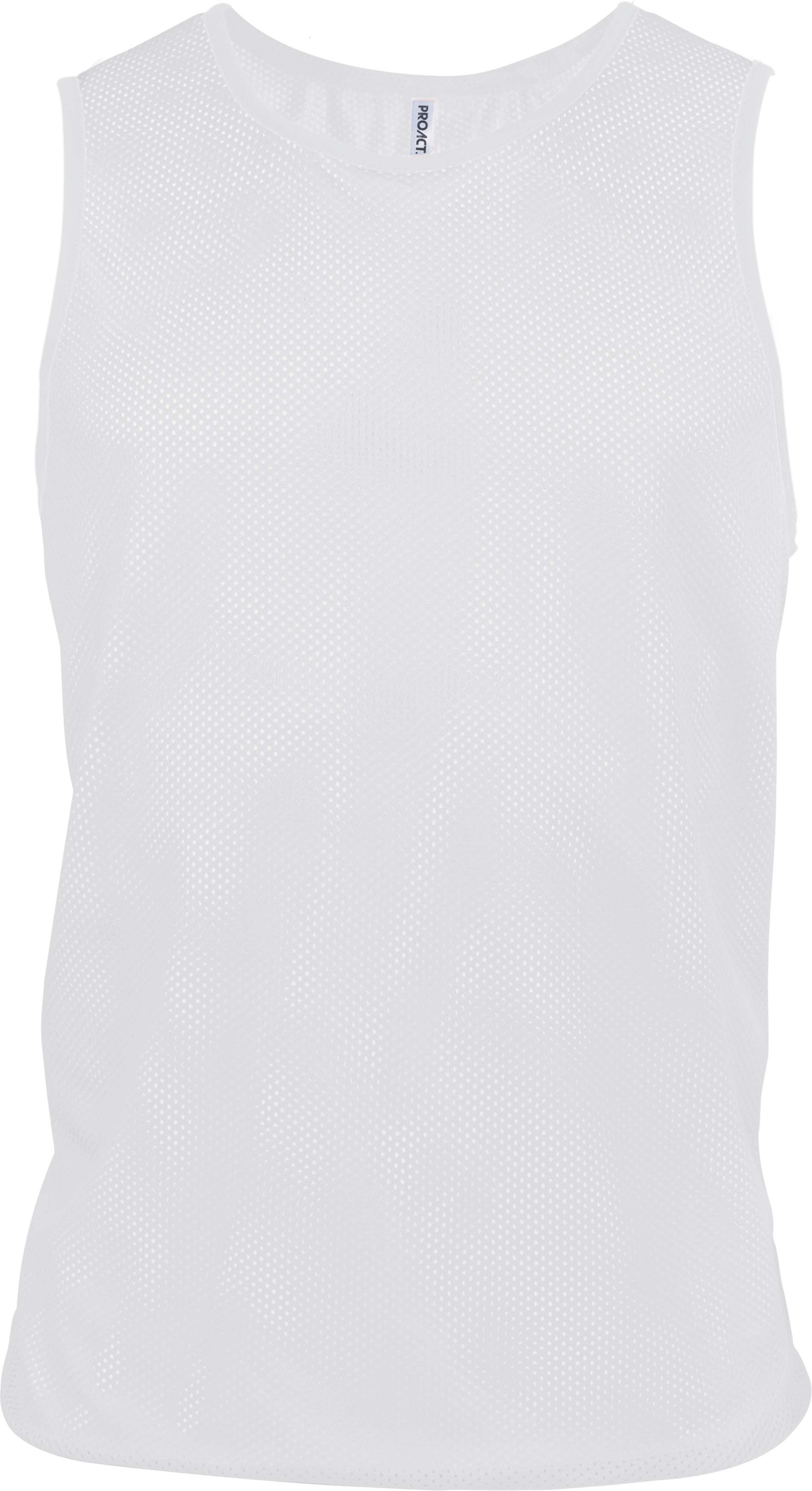 Chasuble en filet l&eacute;ger multisports pa043 - white - Promociel