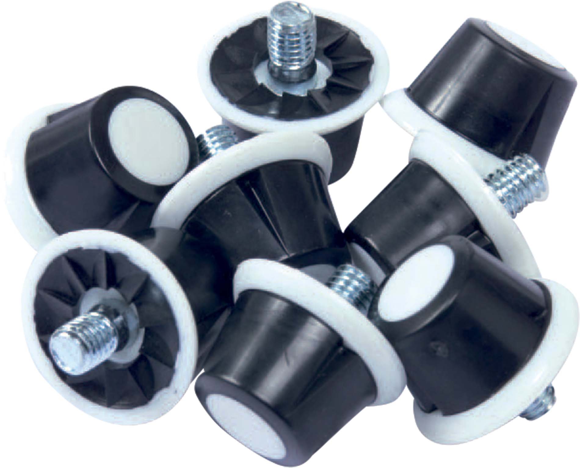 Lot de 100 crampons nylon pa069 - black - Promociel