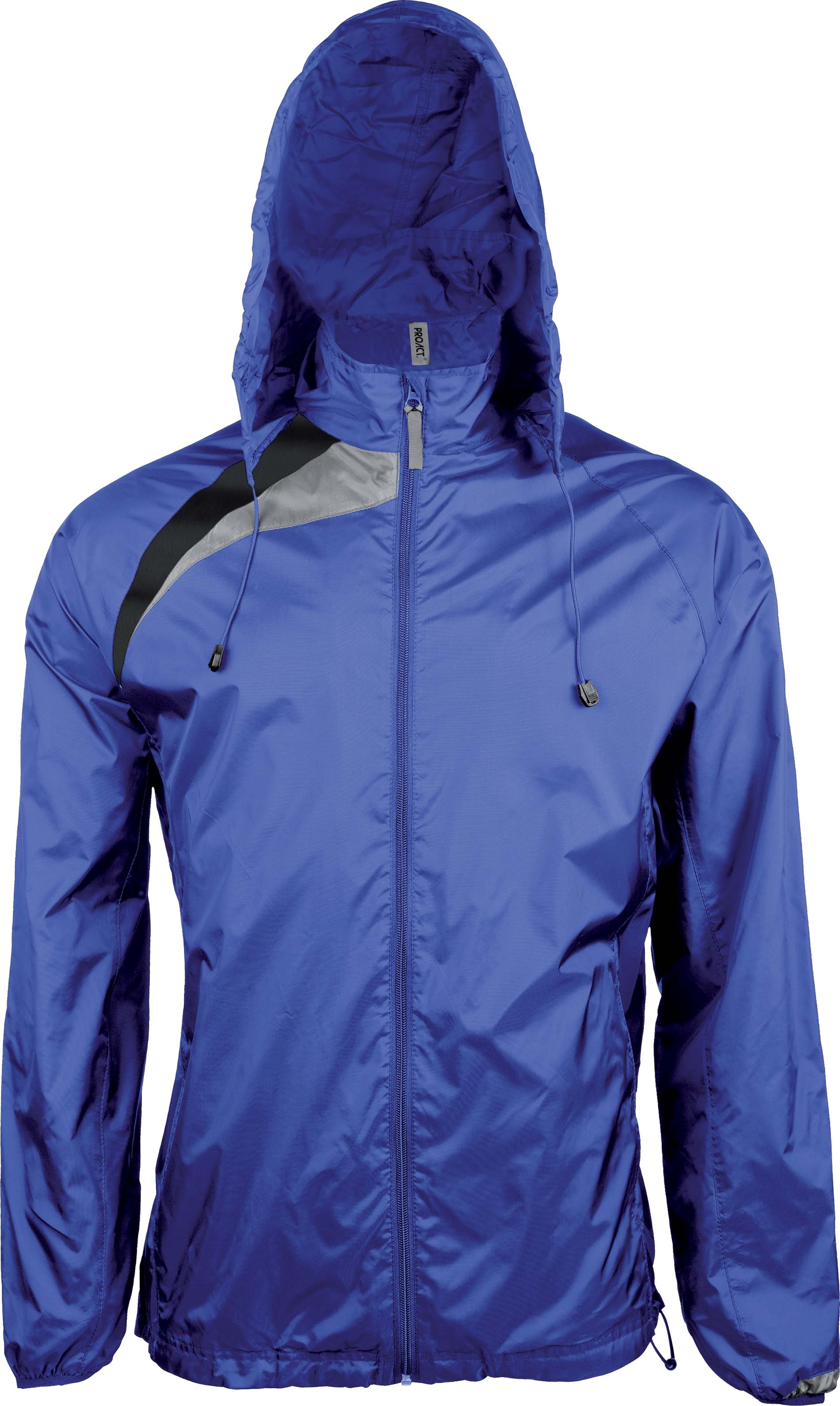 Coupe vent enfant sport pa212 - sporty royal blue / black / storm grey - Promociel