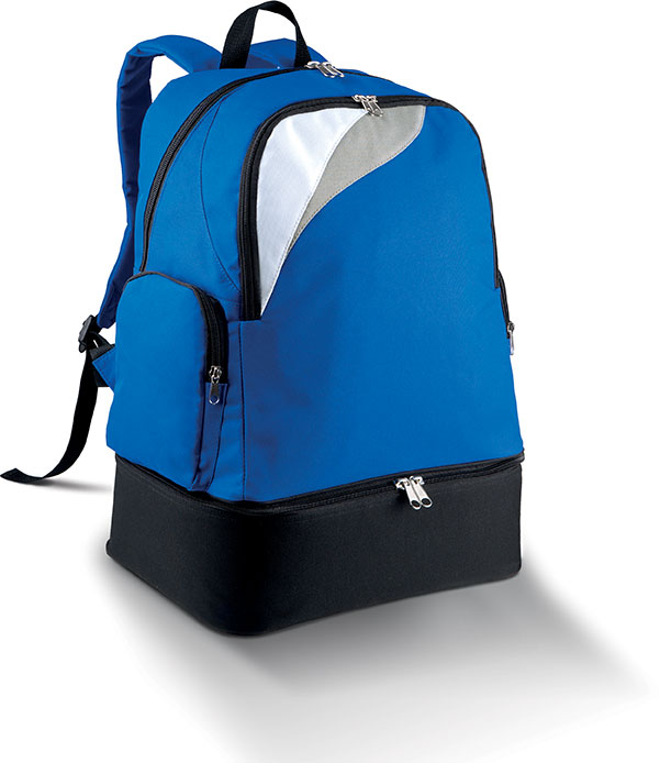 Sac a dos multisports fond rigide PA536 Royal Blue White Light Grey Promociel