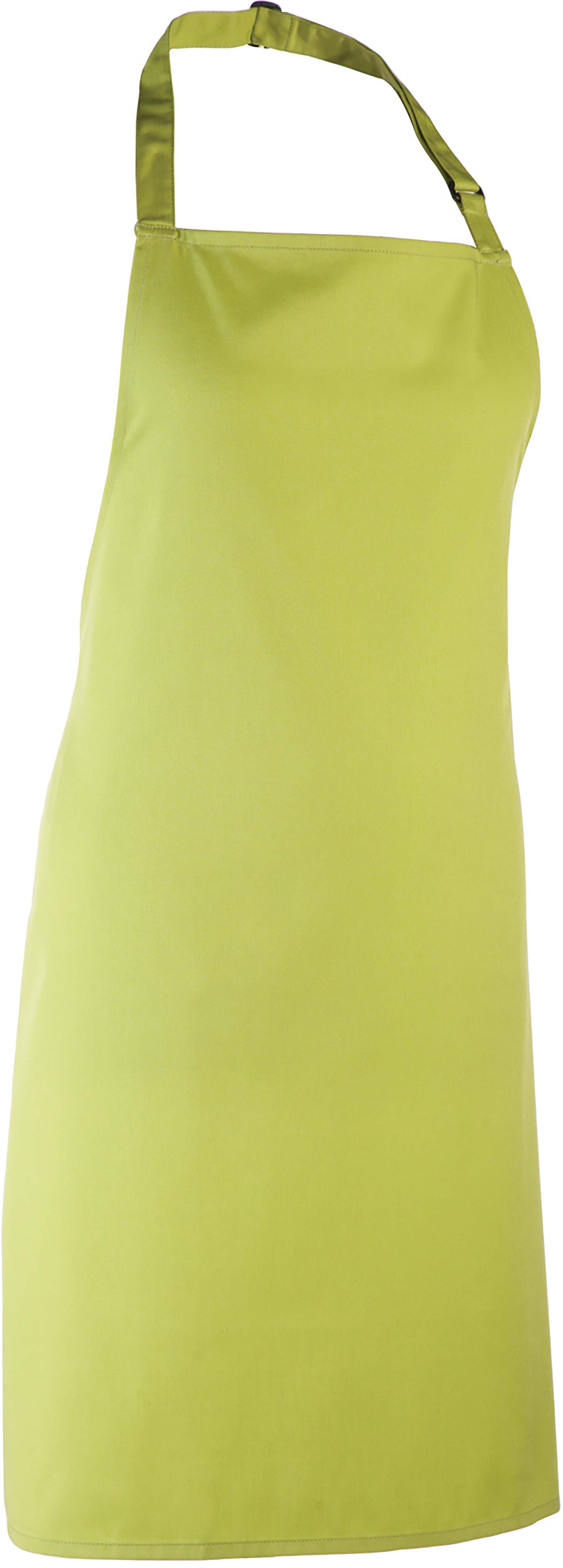 Tablier à bavette "colours" pr150 - lime - Promociel