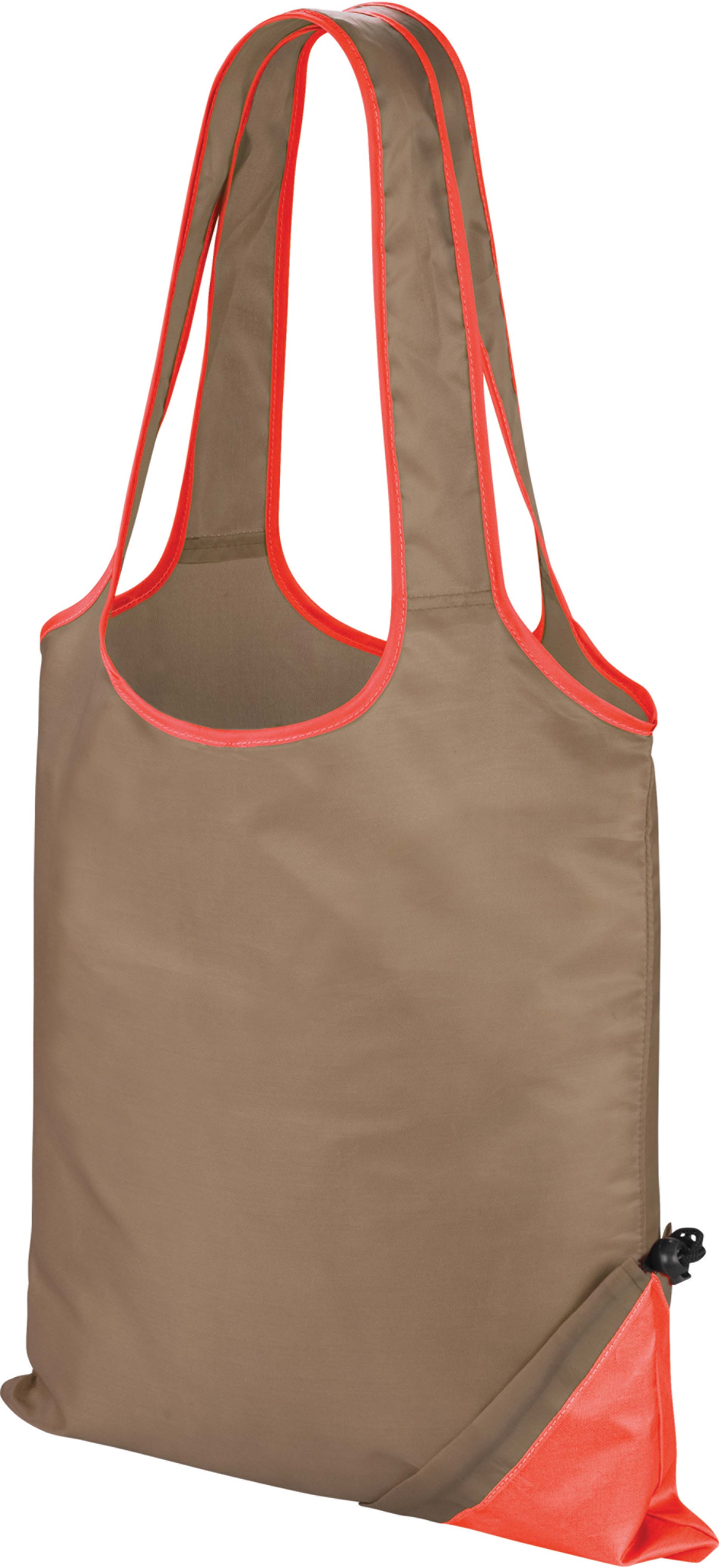 Sac shopping "compact" - fennel / pink - Promociel