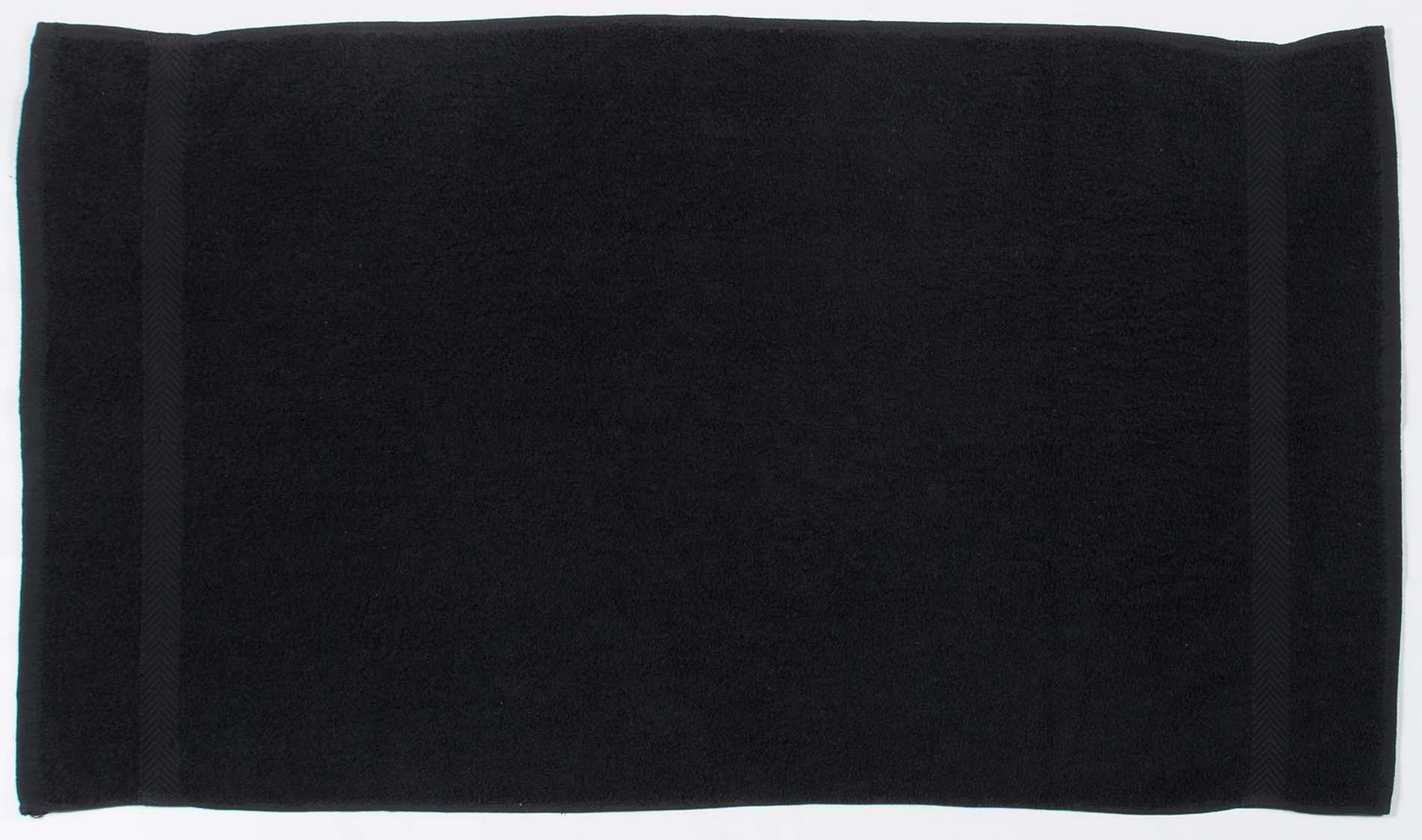 Serviette de toilette tc03 - black - Promociel