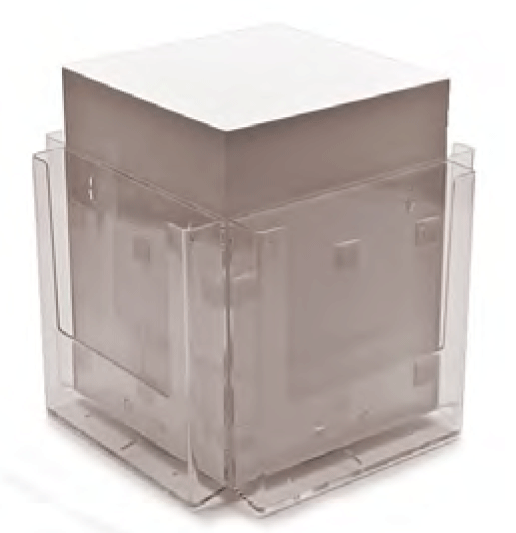 Présentoir rotatif de comptoir a4 4 compartiments - Promociel