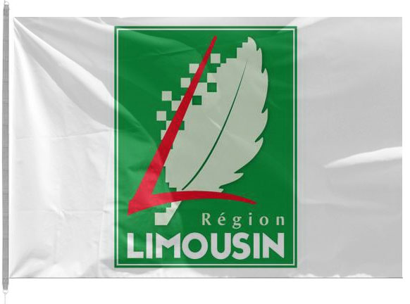 Drapeau région limousin 200 x 300 cm - Promociel