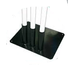 Kit intérieur 3 mâts porte drapeaux - Promociel