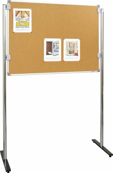 Panneau liège sur pied 90 x 120 cm - Promociel