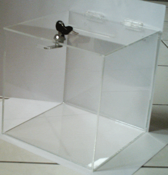 Urne plexiglass 40 - Promociel