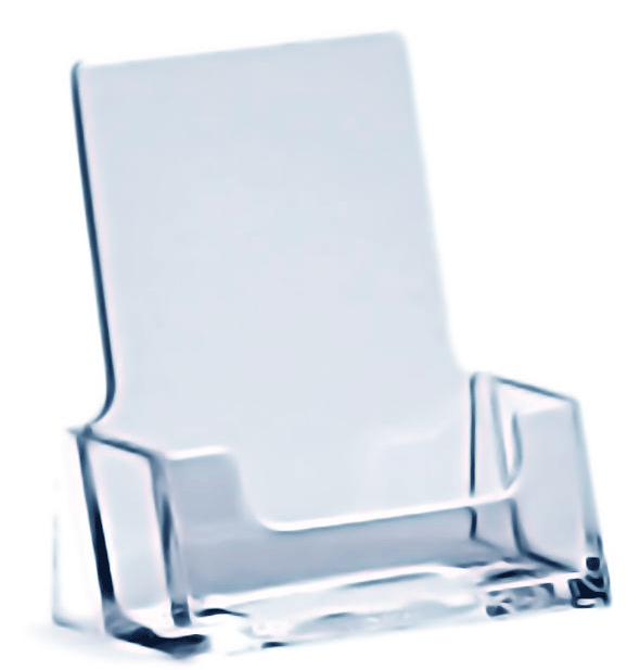 Présentoir plexiglass pour carte de visite vbc56 - Promociel
