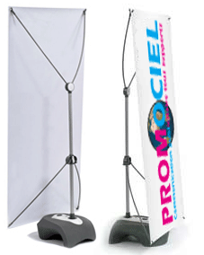 X-banner outoor 2 à l'unité - Promociel