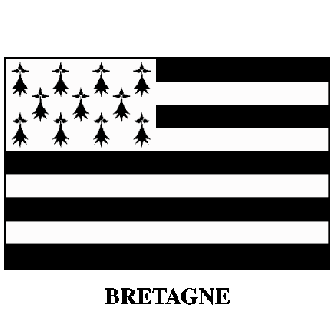 Drapeau de la Bretagne 120 x 180 cm
