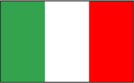 Drapeaux Italie en vente dans différents formats