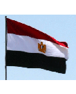 Drapeau Egypte égyptien Polyester imprimé 150D 0,9 x 1,5 m 