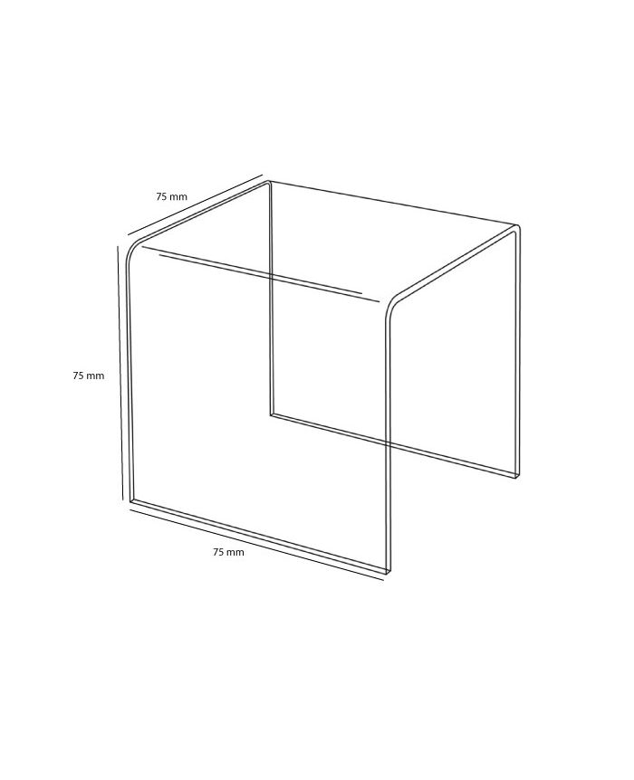 Plaque Plexigglas ronde avec choix de l'épaisseur 75 cm (750 mm)