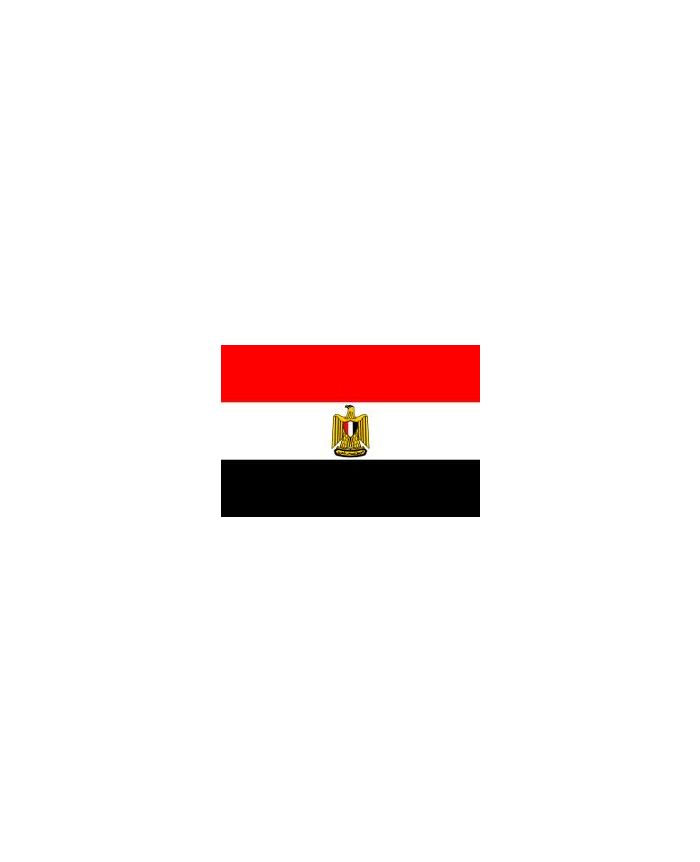 Drapeau Egypte 200 x 300 cm - véritable drapeau Egyptien en tissu