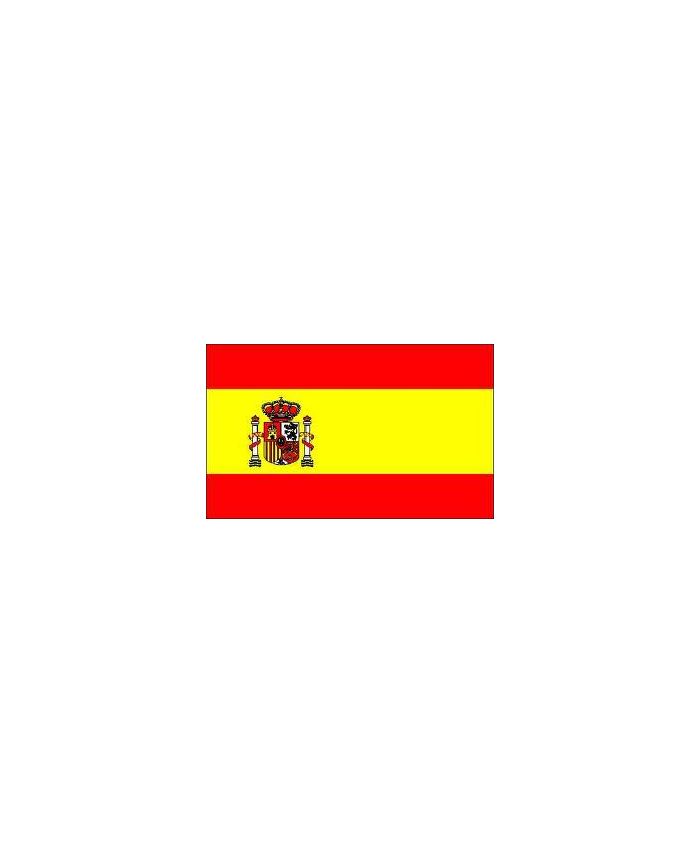 Drapeau Espagnol à Imprimer Petit Format Drapeau Espagne avec écusson 100 x 150 cm - véritable drapeau Espagnol