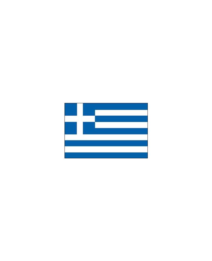 Drapeau De La Grece 150 X 225 Cm Veritable Drapeau Grec En Tissu Promociel